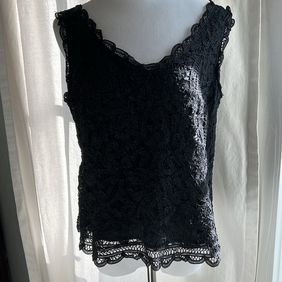 Vintage Carole Little Lace blouse - Picture 2 of 12